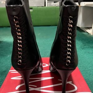 Impo black/silver Philicia booties size 7